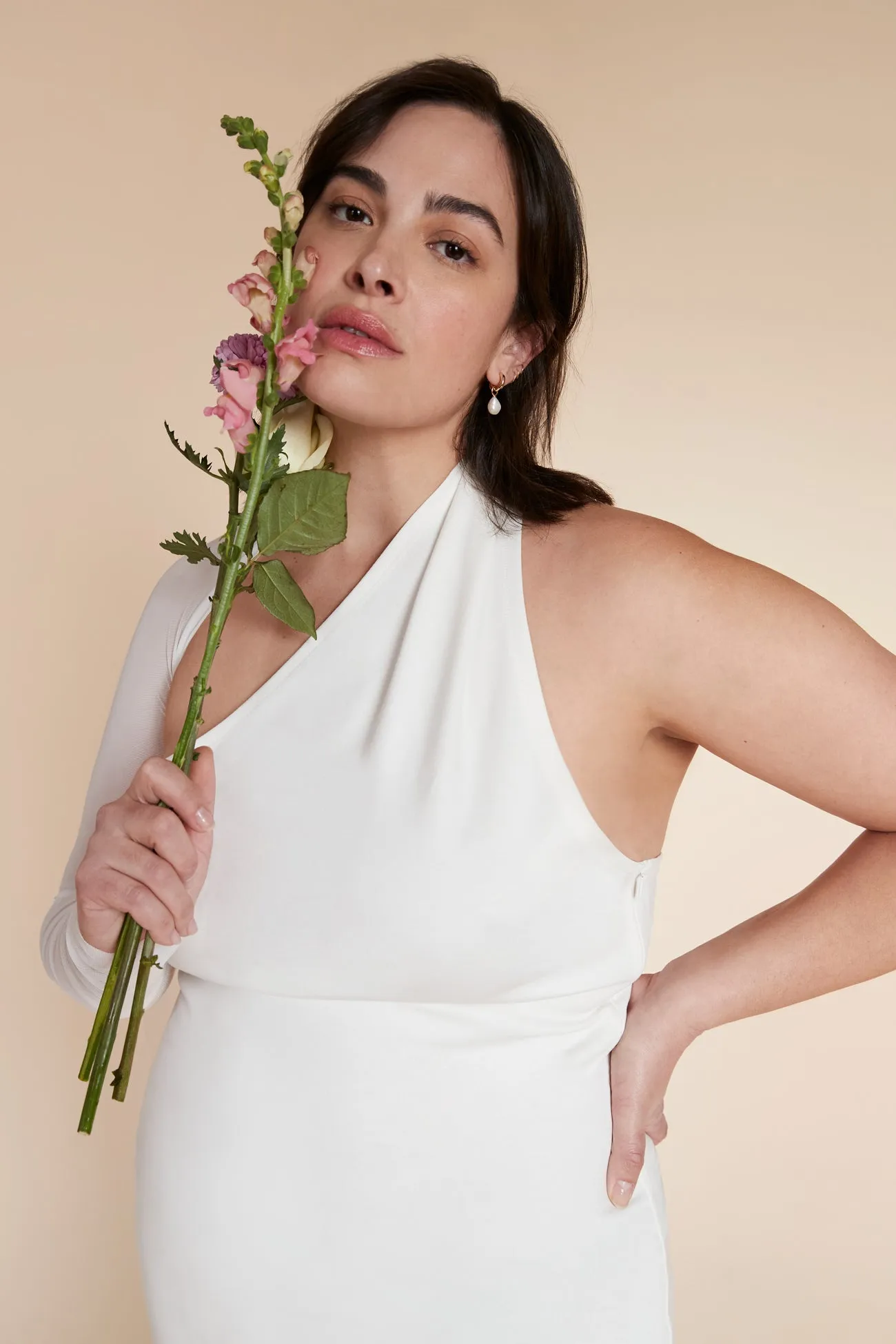 Manhattan Mesh Sleeve Gown sold by Marcella NYC product image thumbnail 2