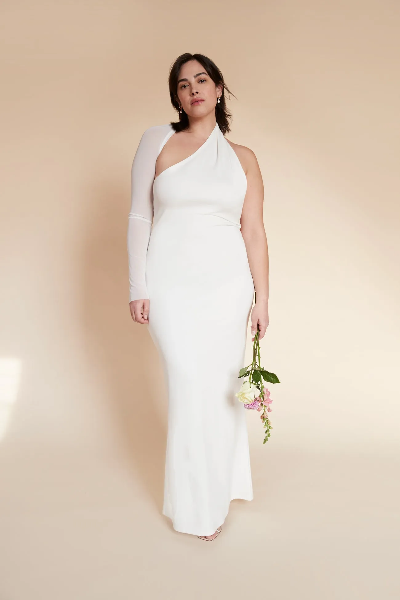 Manhattan Mesh Sleeve Gown sold by Marcella NYC product image thumbnail 3