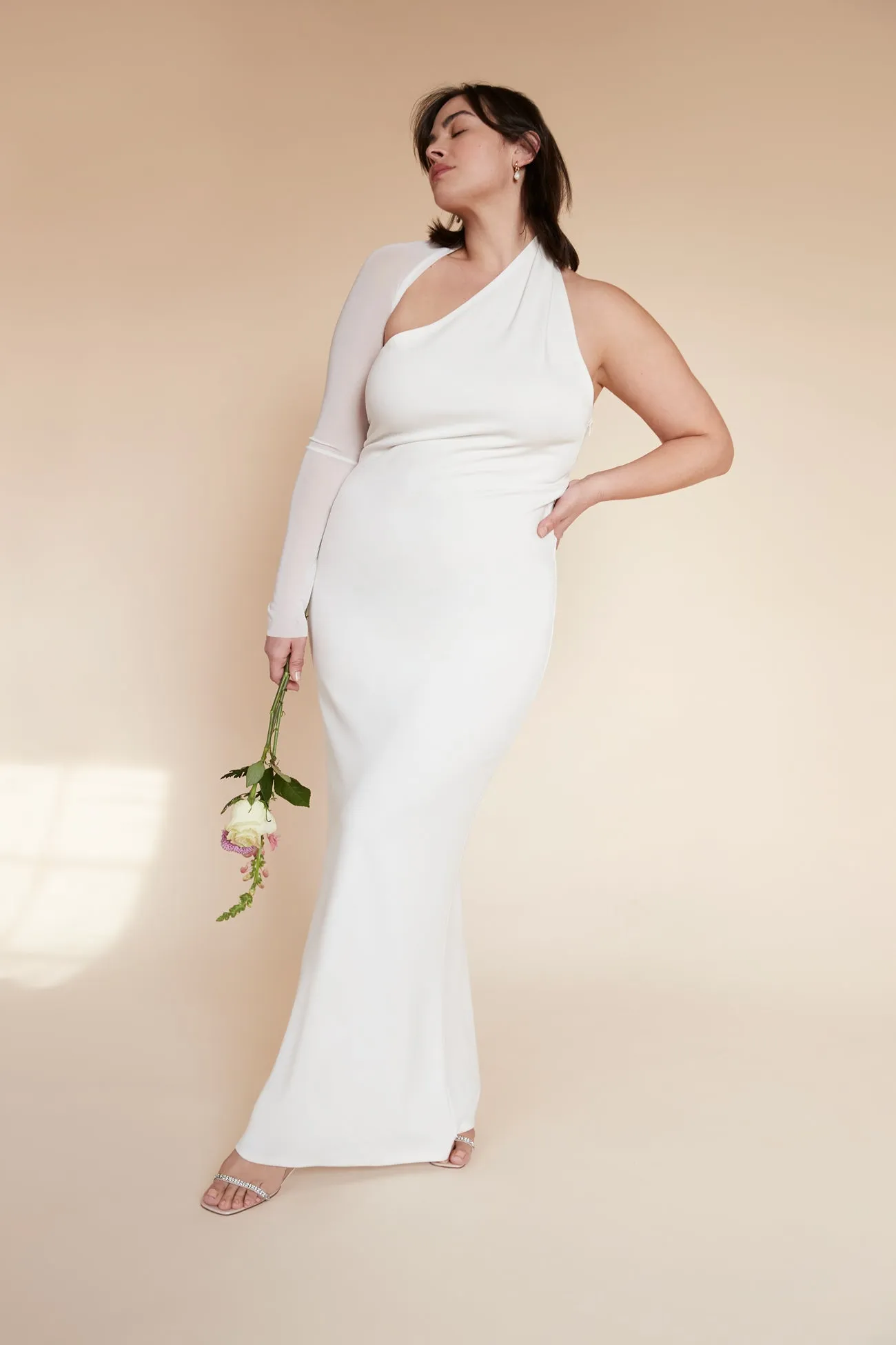 Manhattan Mesh Sleeve Gown sold by Marcella NYC product image thumbnail 5