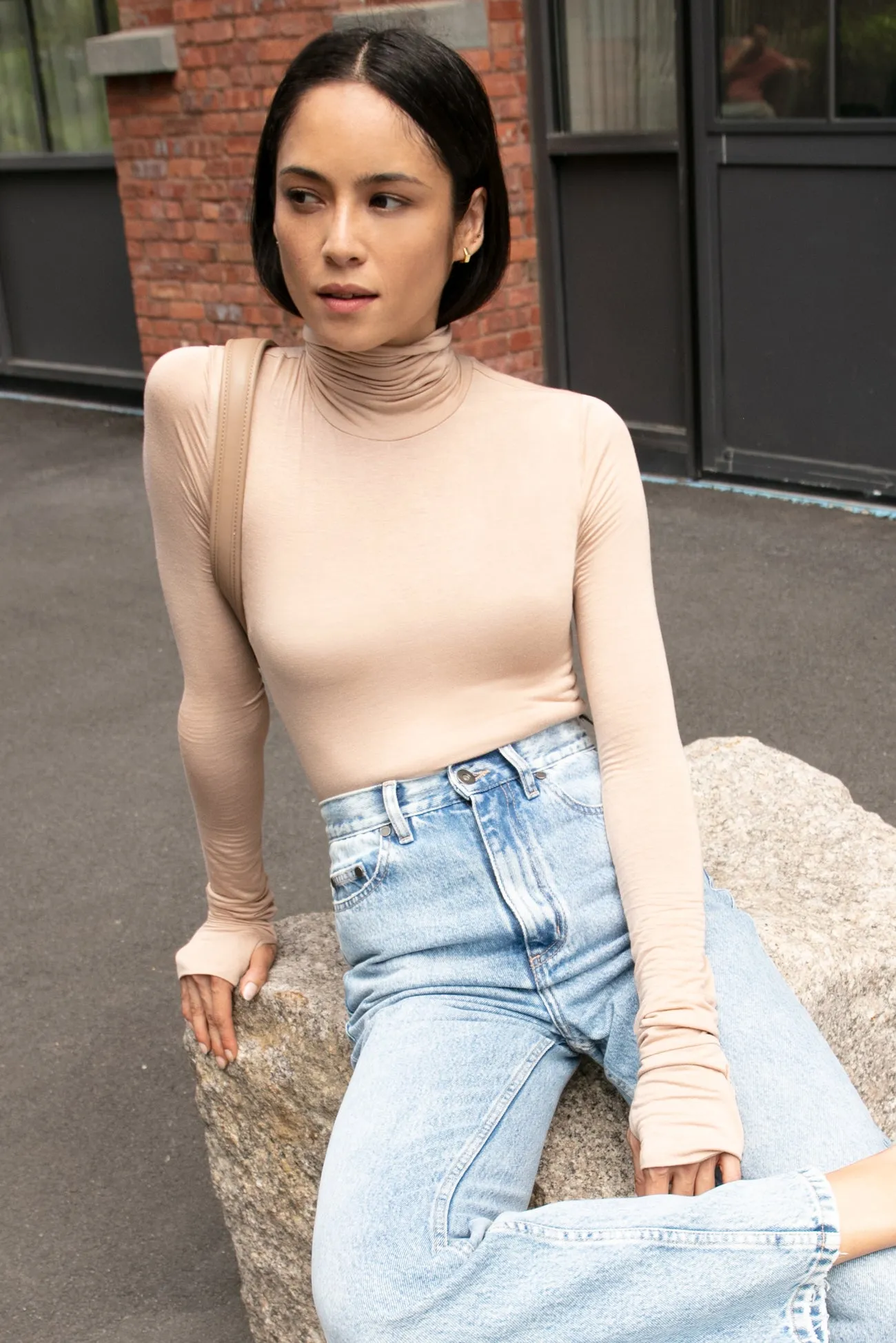 Eloise Sheer Turtleneck sold by Marcella NYC