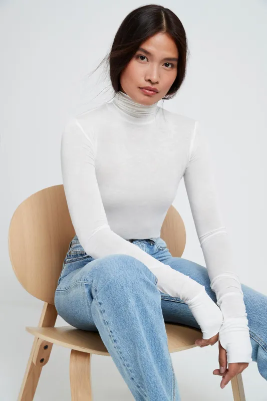 Eloise Sheer Turtleneck sold by Marcella NYC