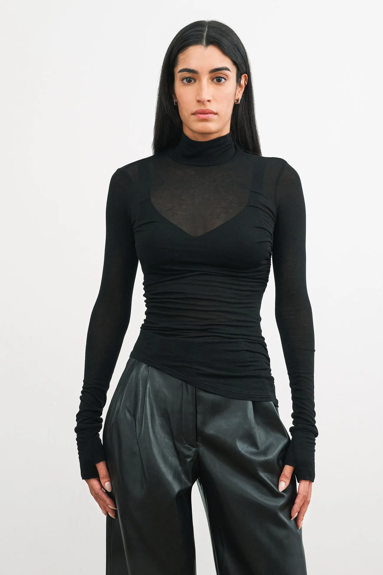 Skye Mock Neck Top sold by Marcella NYC product image thumbnail 5