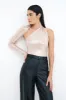 Manhattan Metallic One Shoulder Top sold by Marcella NYC