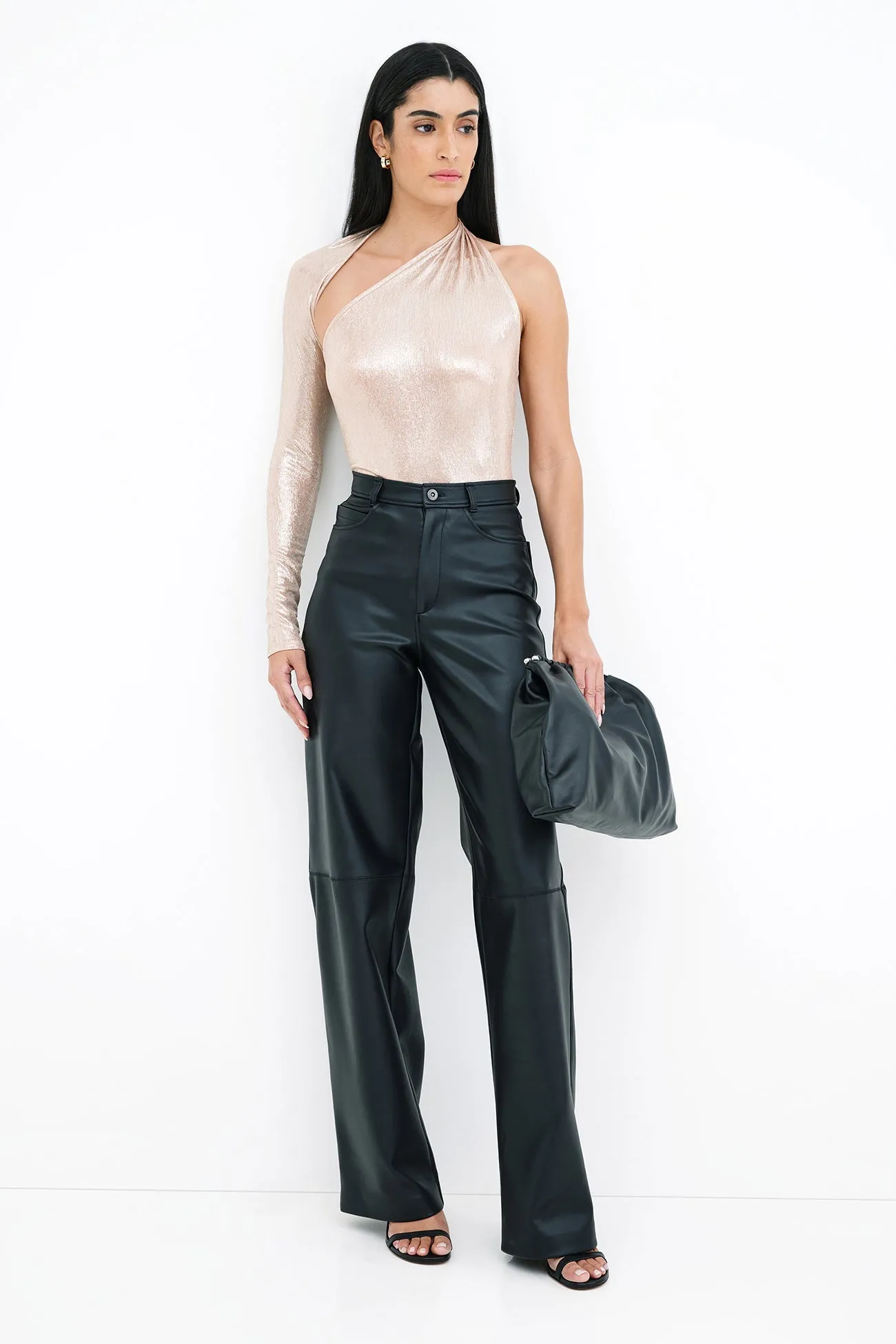 Manhattan Metallic One Shoulder Top sold by Marcella NYC product image thumbnail 5