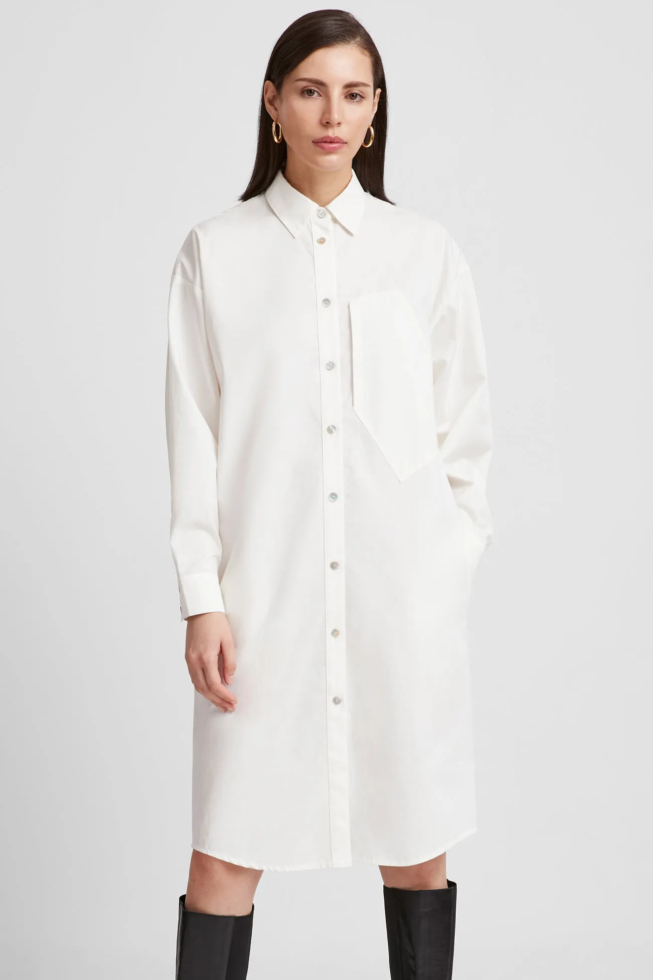 Raphaela Shirt Dress sold by Marcella NYC product image thumbnail 4