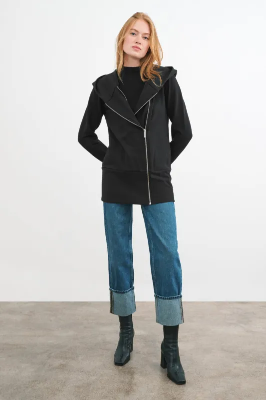 Varick Sweatshirt Jacket sold by Marcella NYC