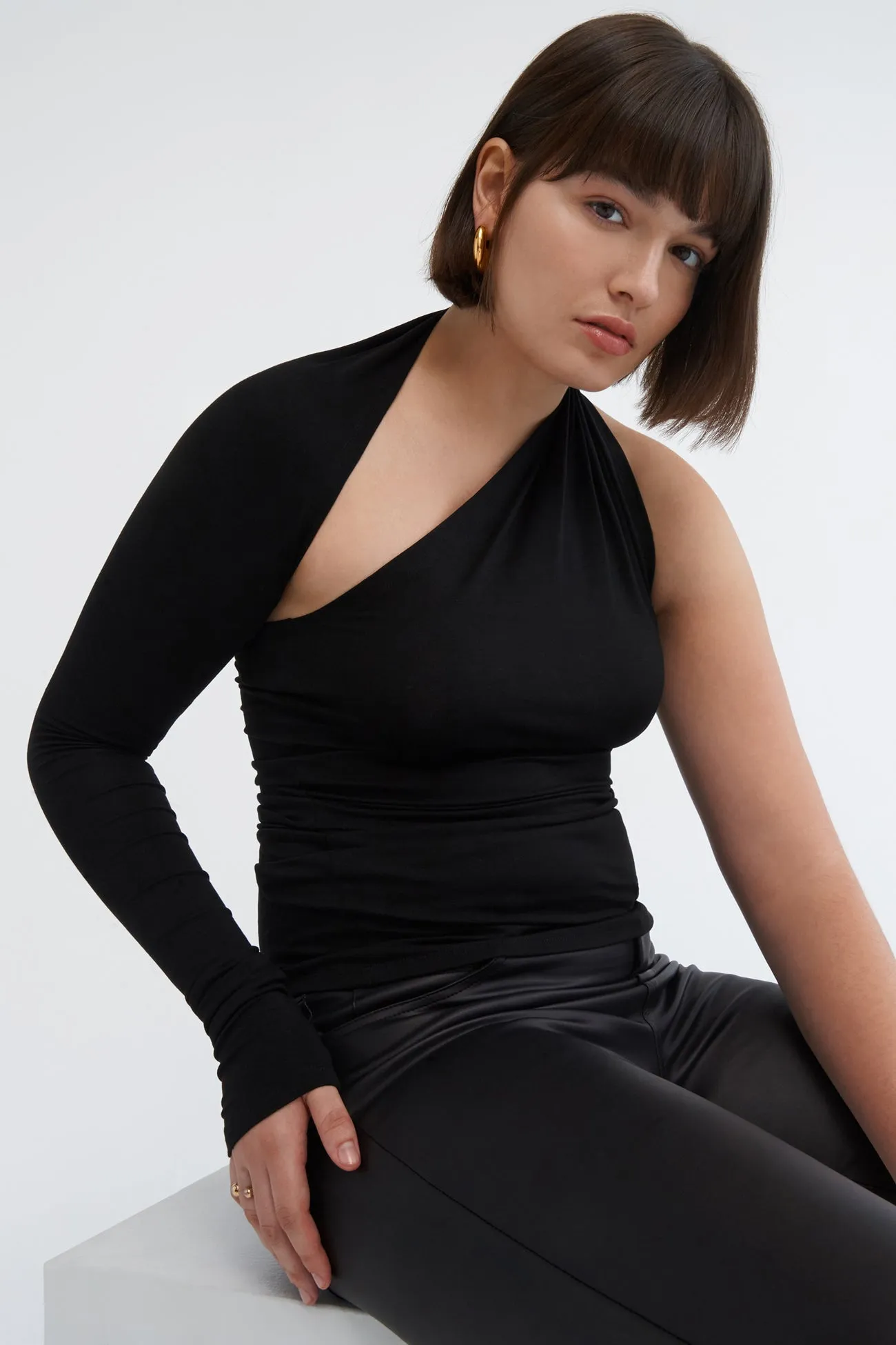 Manhattan One Shoulder Top sold by Marcella NYC product image thumbnail 5
