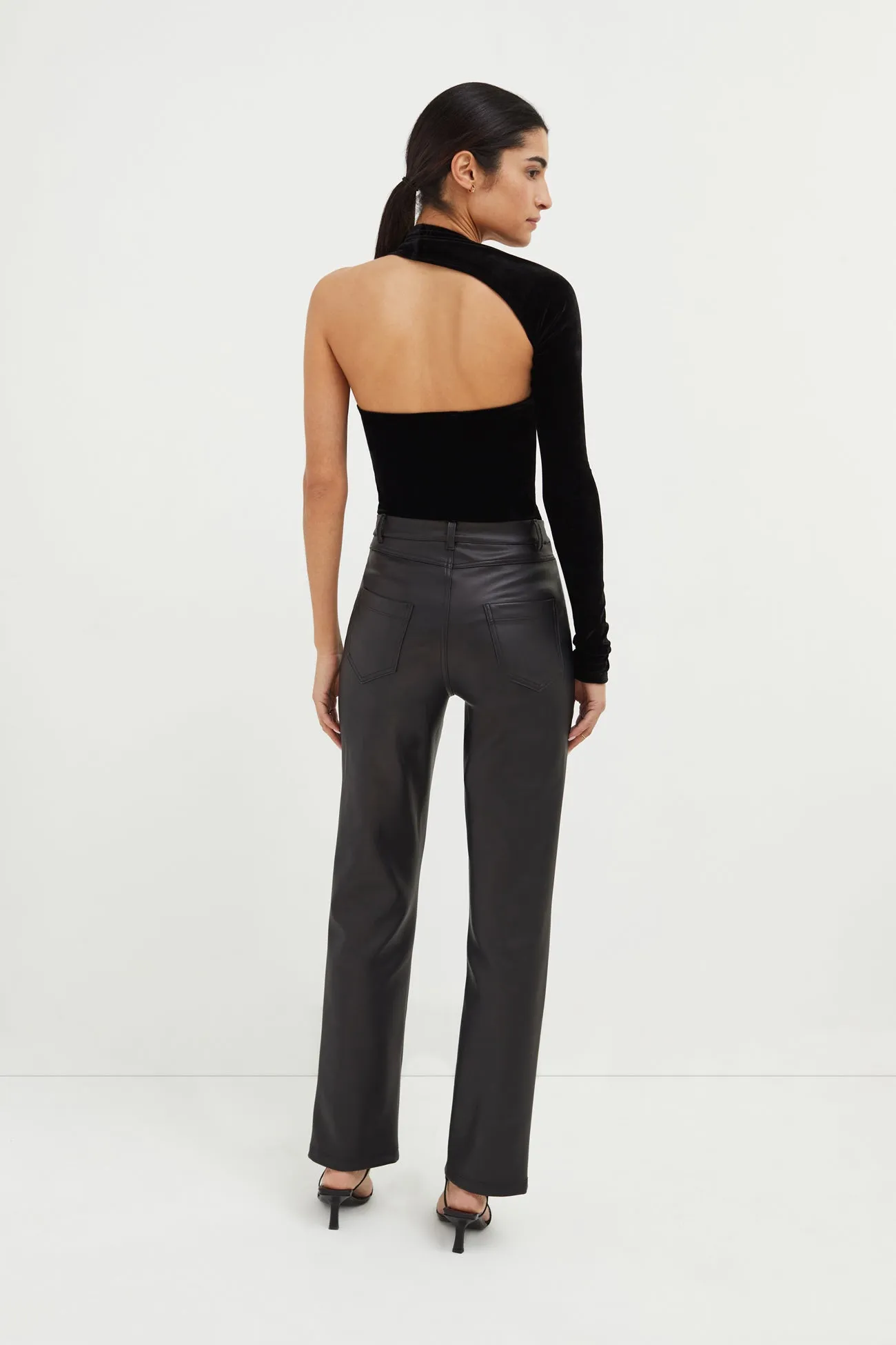 Manhattan Velvet One Shoulder Top sold by Marcella NYC product image thumbnail 3