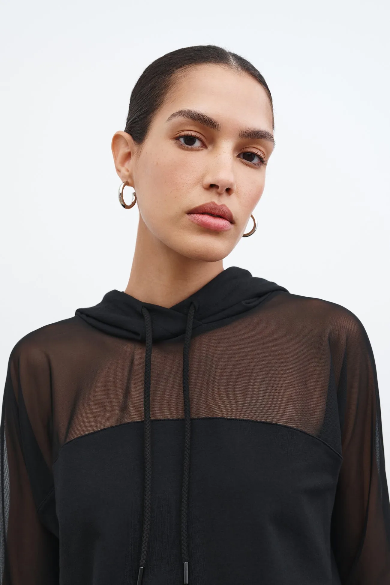 Park Sheer Hoodie sold by Marcella NYC product image thumbnail 2