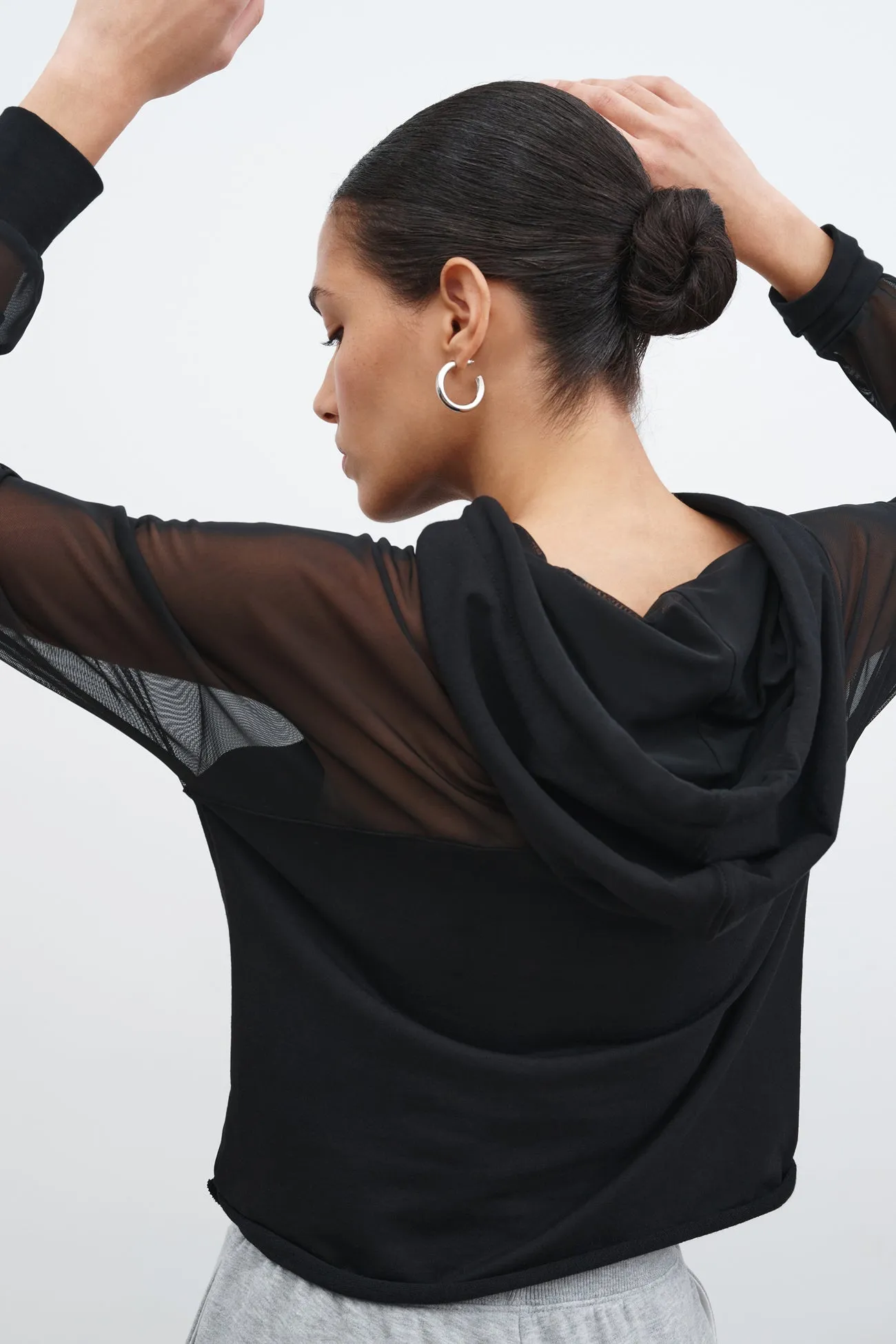 Park Sheer Hoodie sold by Marcella NYC product image thumbnail 3