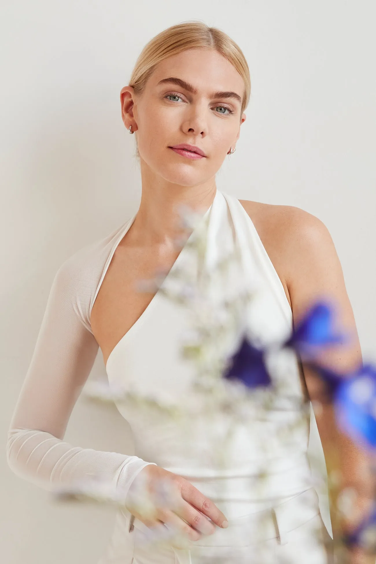 Manhattan Mesh Sleeve Top sold by Marcella NYC product image thumbnail 4