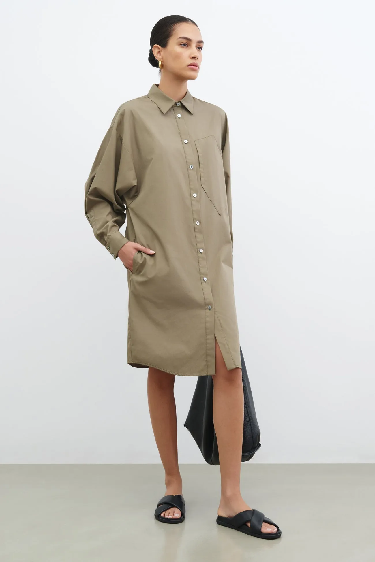 Raphaela Shirt Dress sold by Marcella NYC product image thumbnail 3