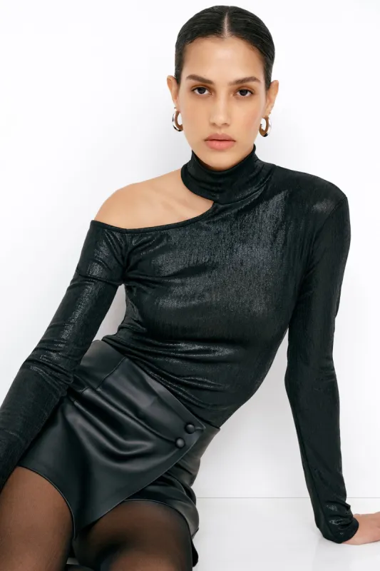 Evan Metallic Top sold by Marcella NYC