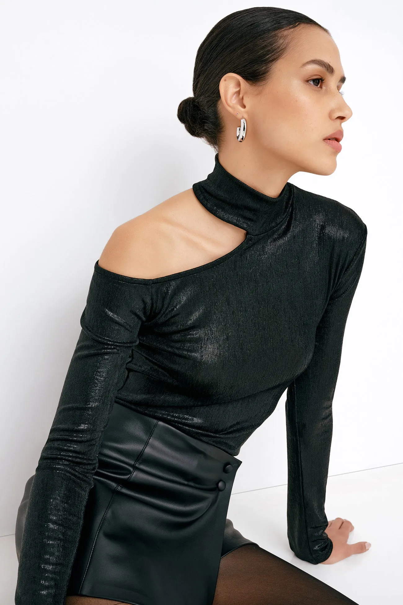 Evan Metallic Top sold by Marcella NYC product image thumbnail 5