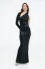 Manhattan Metallic One Shoulder Gown sold by Marcella NYC