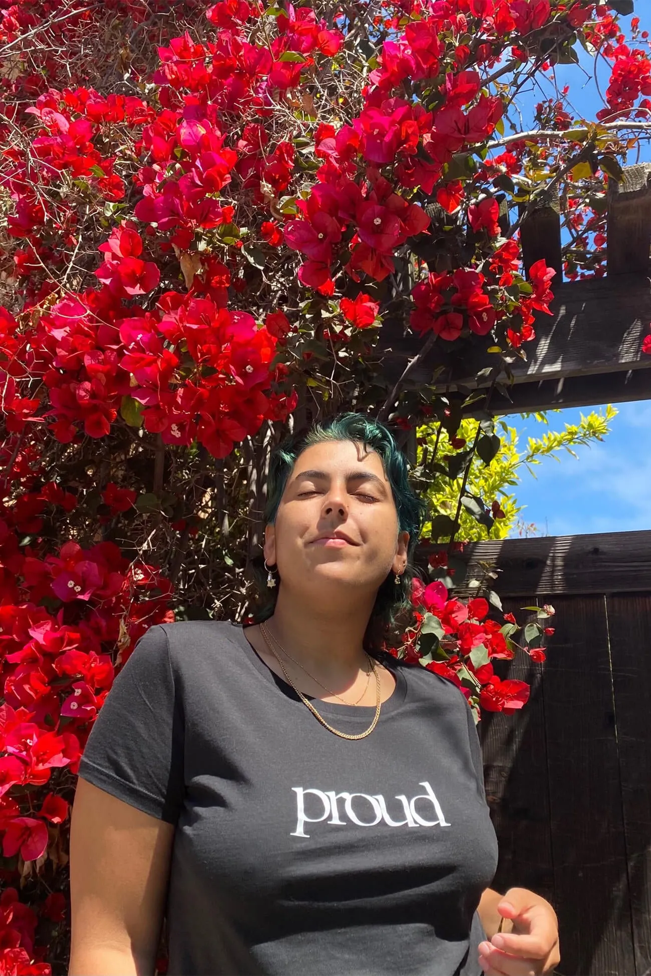 The Organic Proud Tee sold by Marcella NYC