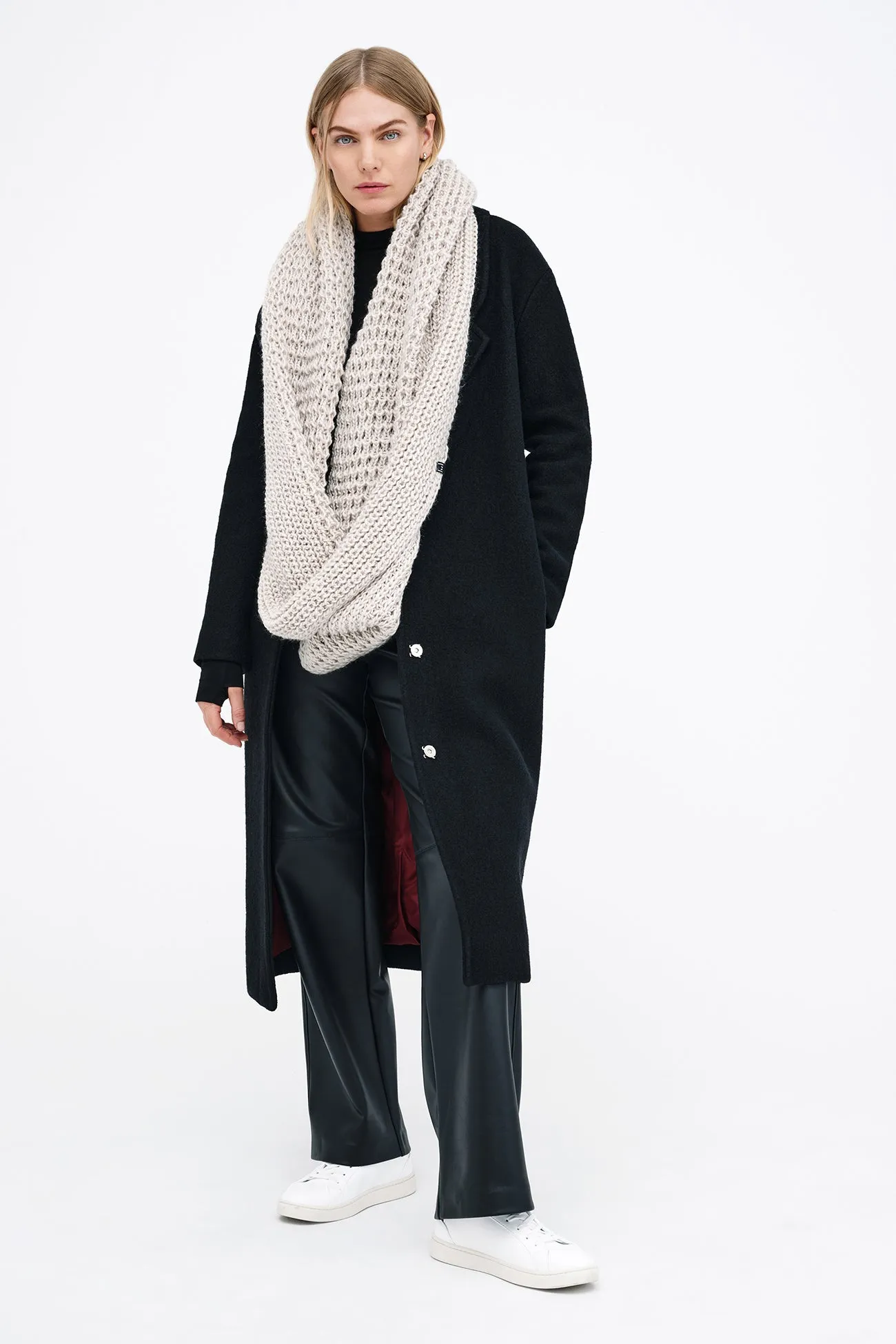 London Vegan Infinity Scarf sold by Marcella NYC product image thumbnail 2