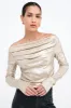 Cooper Metallic Top sold by Marcella NYC