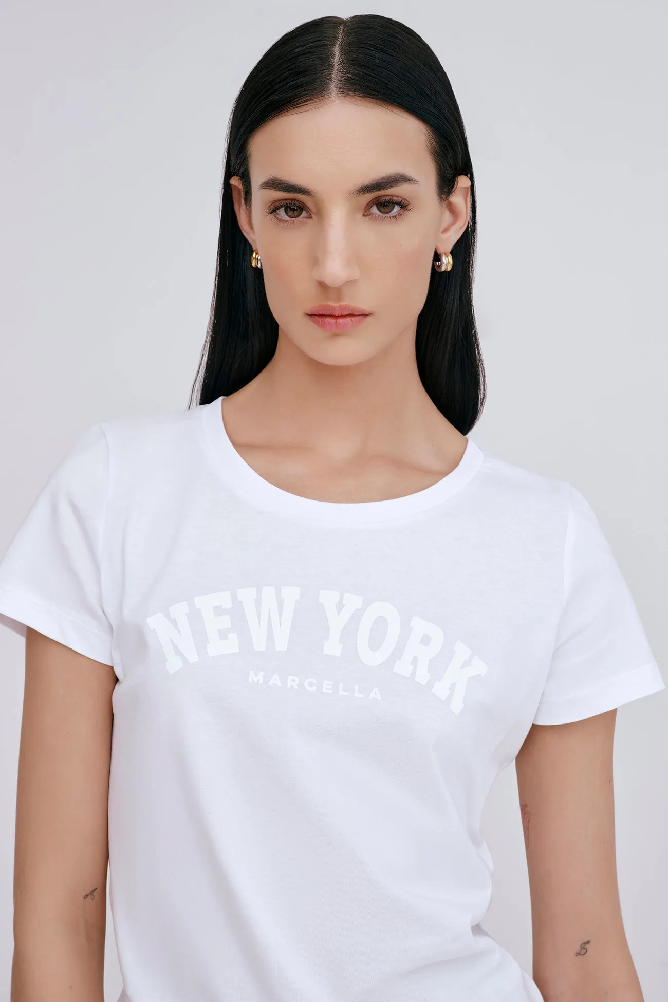 Free Gift — The Monochrome New York Tee sold by Marcella NYC product image thumbnail 5