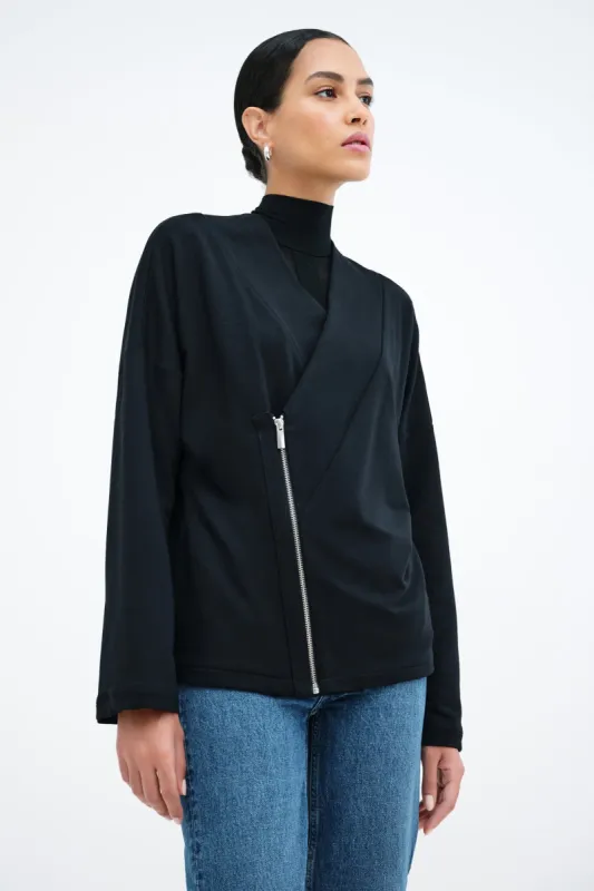 Tillary Sweatshirt Jacket sold by Marcella NYC
