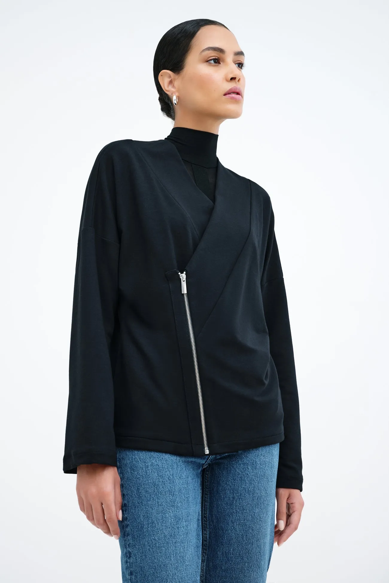 Tillary Sweatshirt Jacket sold by Marcella NYC
