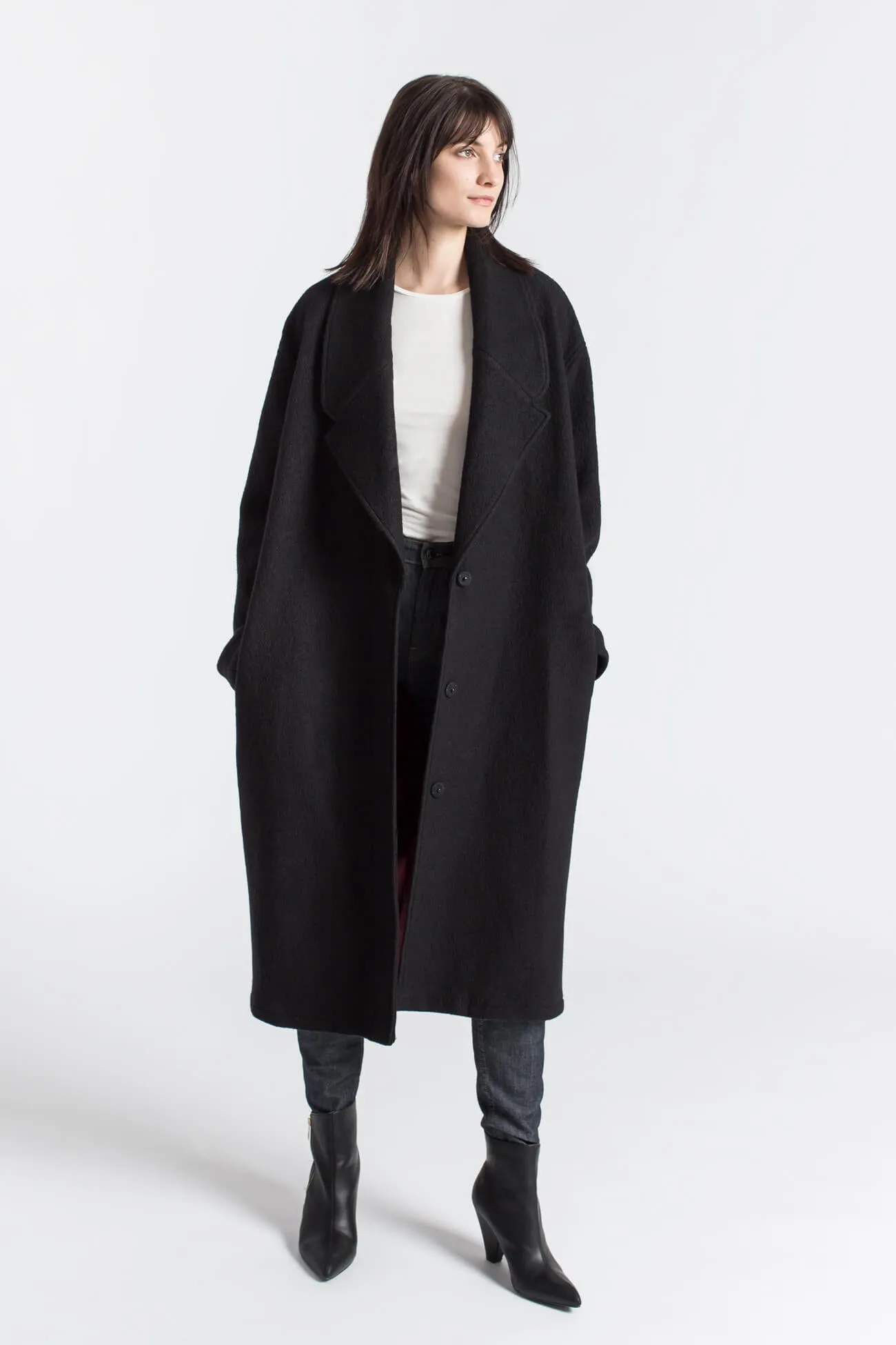 Elizabeth Wool Coat sold by Marcella NYC