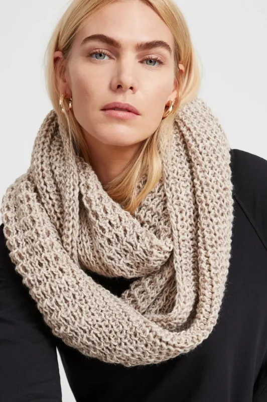 Glow Club Free Gift — Medium Grey London Scarf sold by Marcella NYC