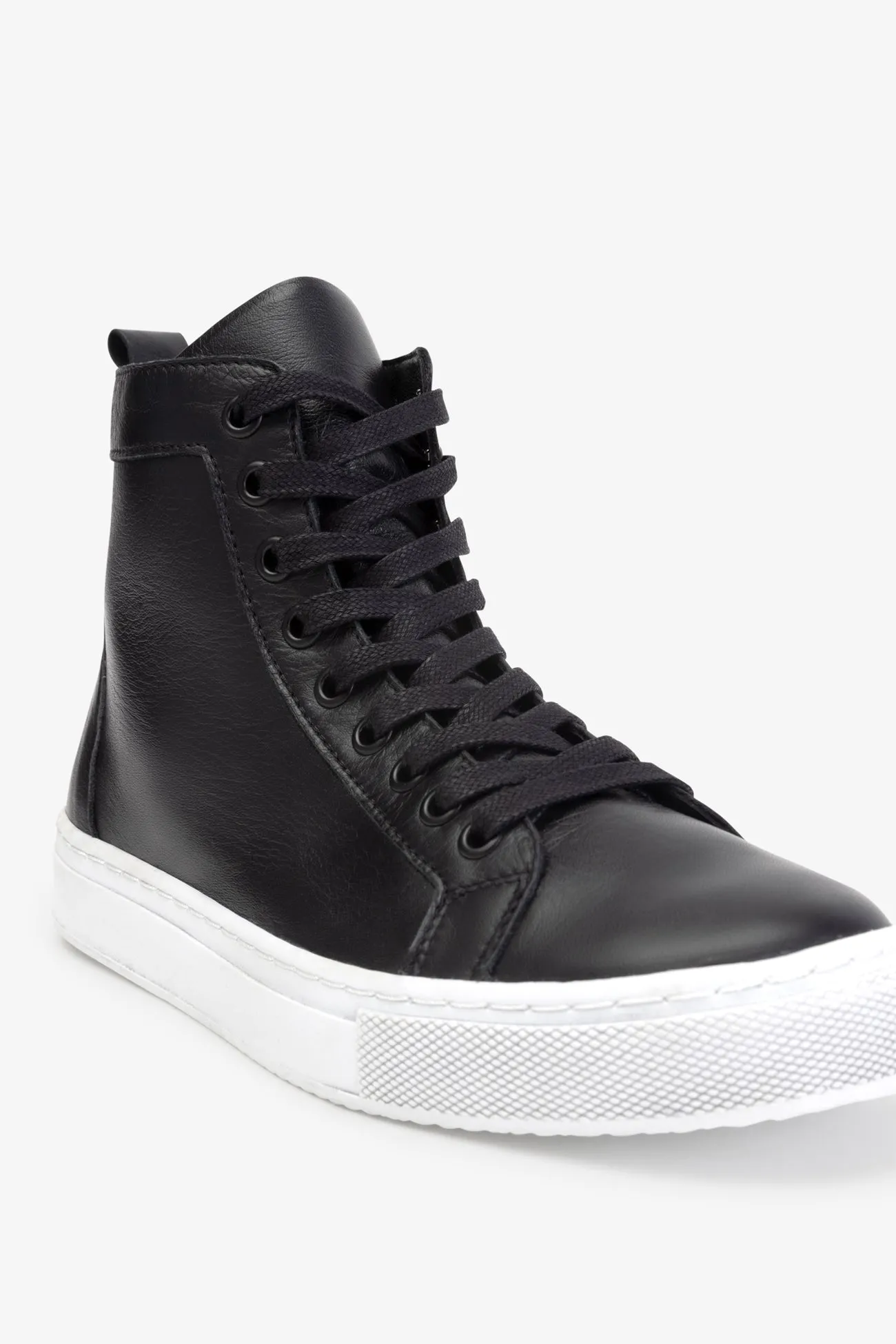 Lee Leather High-Top Sneakers sold by Marcella NYC product image thumbnail 3