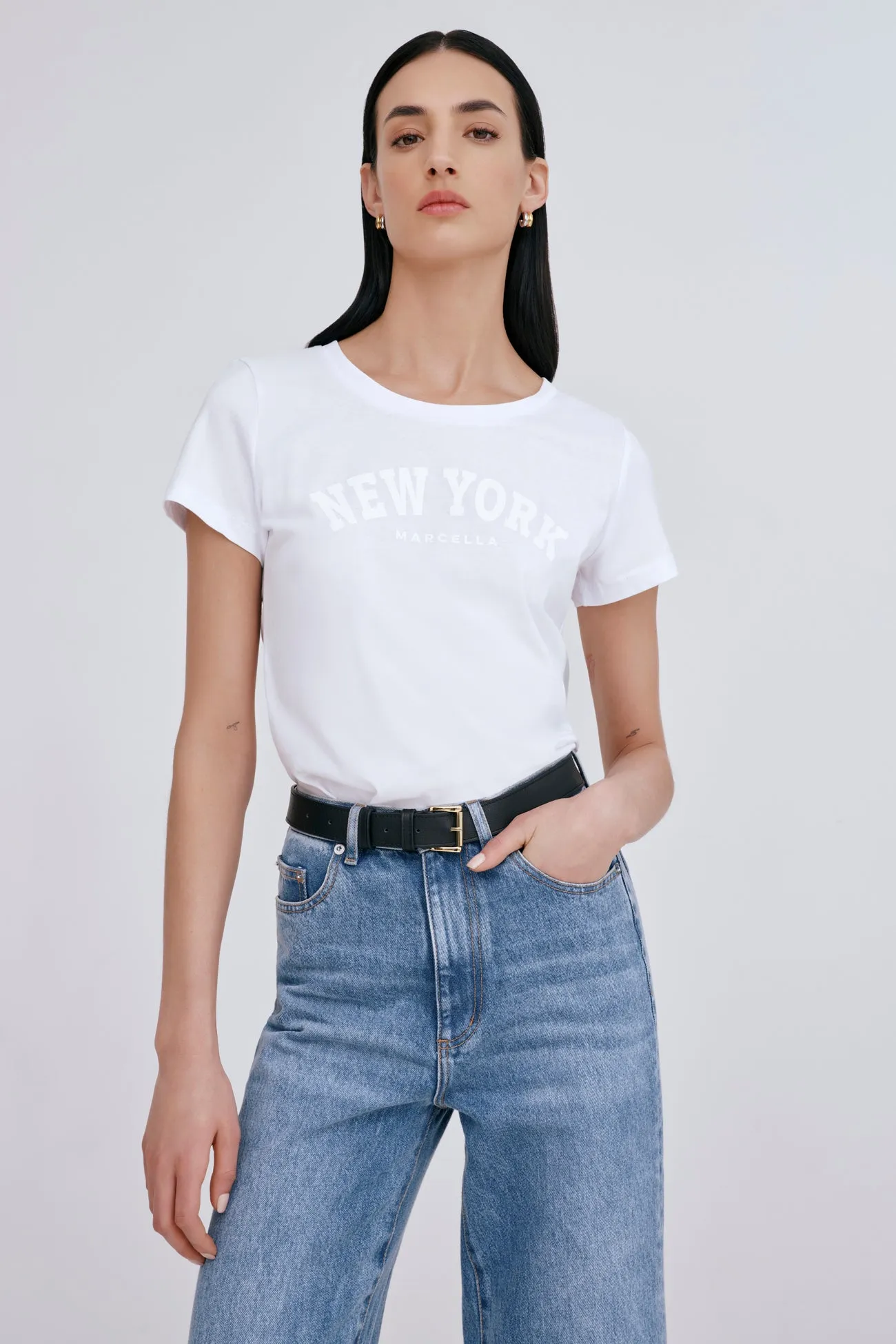 The Monochrome New York Tee sold by Marcella NYC product image thumbnail 5