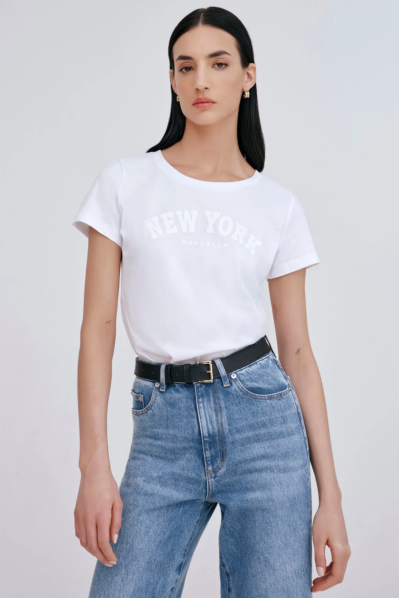 The Monochrome New York Tee sold by Marcella NYC