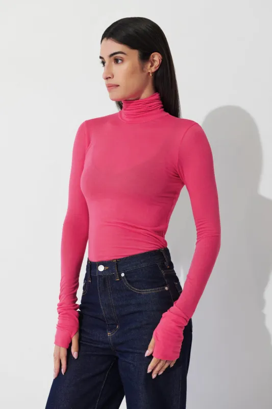 Eloise Sheer Turtleneck sold by Marcella NYC