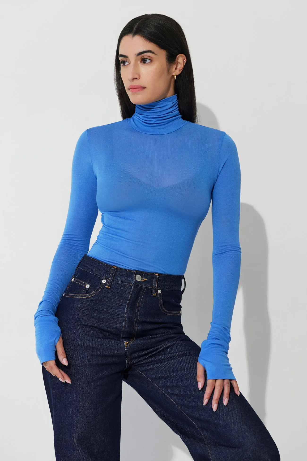 Eloise Sheer Turtleneck sold by Marcella NYC