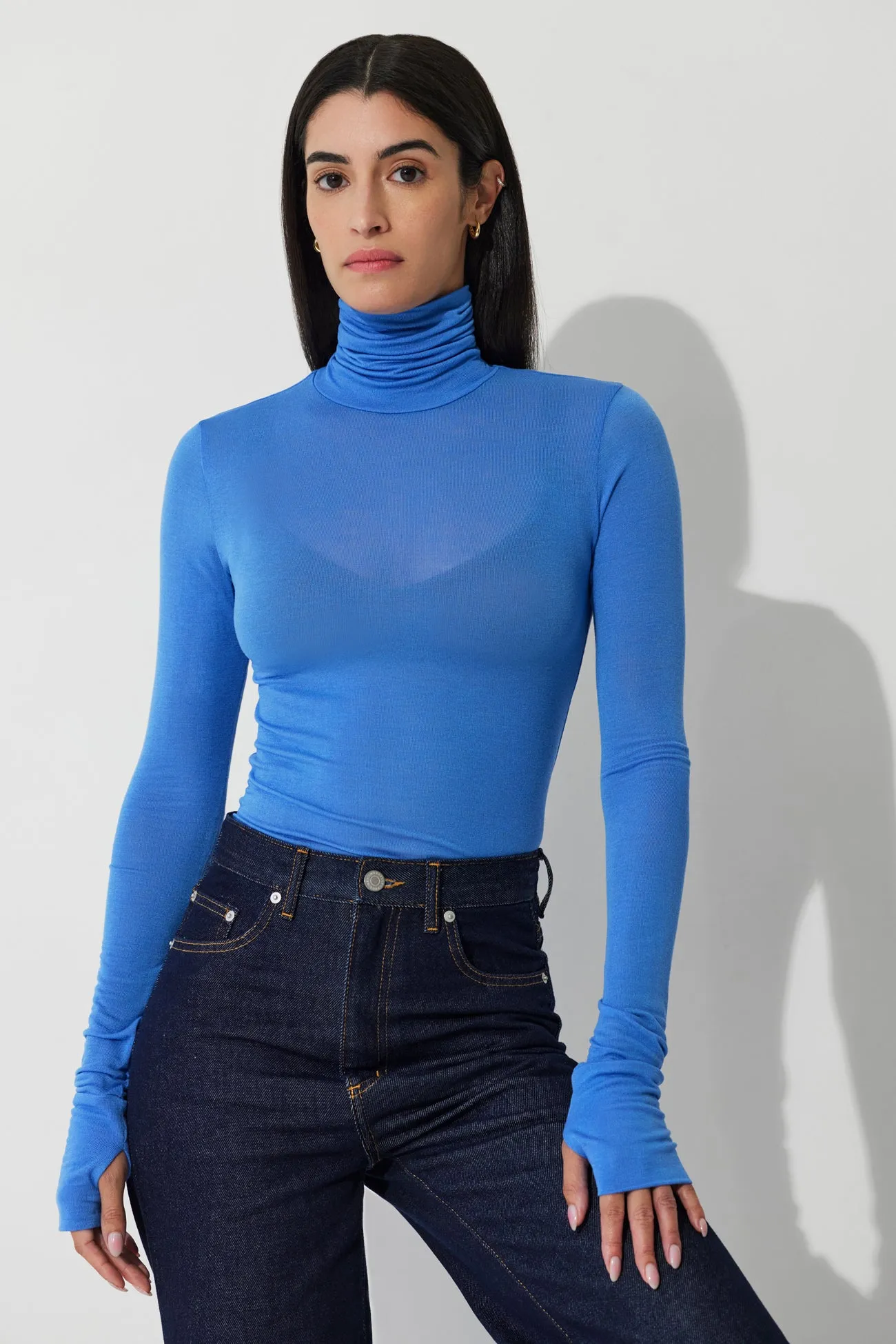 Eloise Sheer Turtleneck sold by Marcella NYC product image thumbnail 3