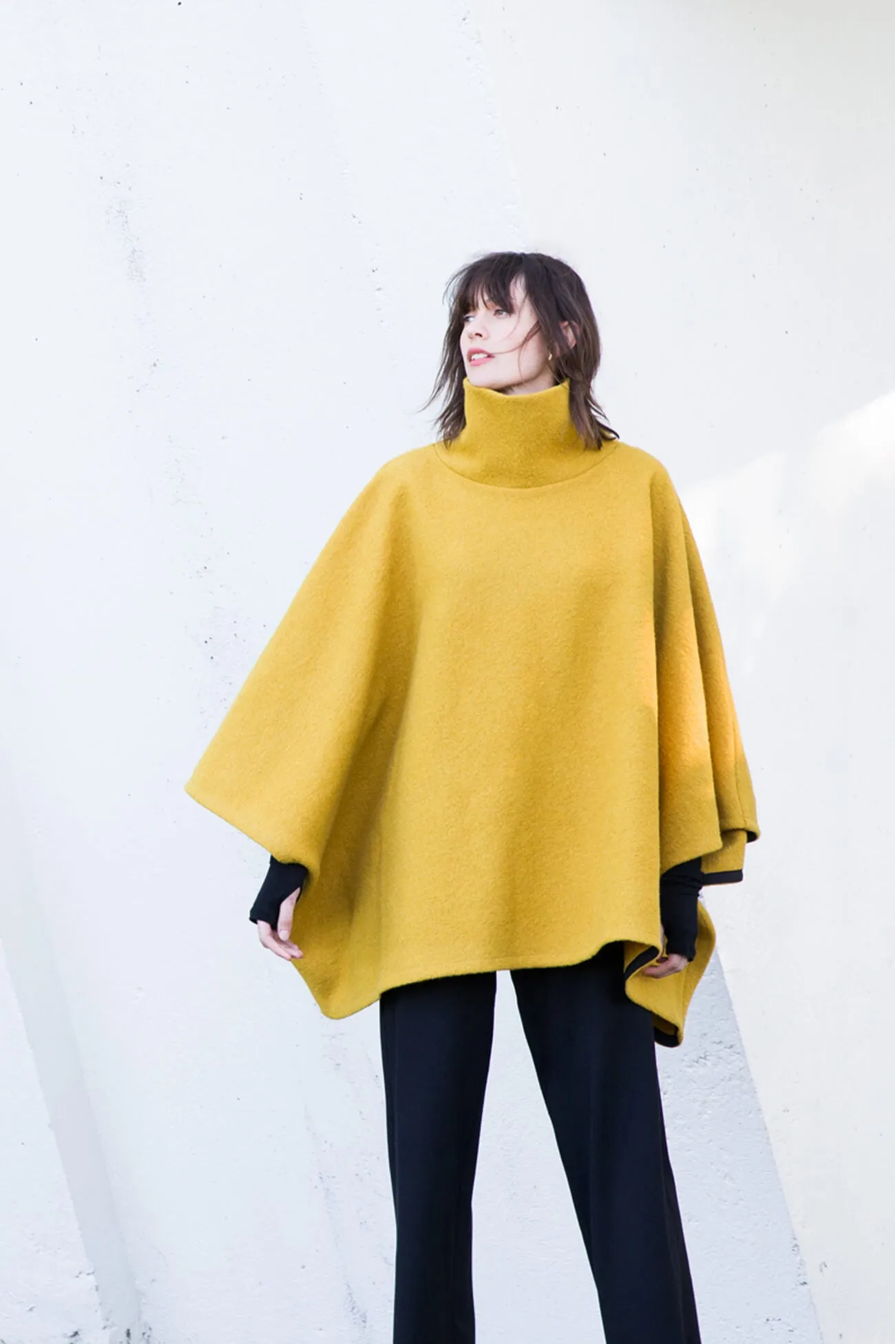 Avery Wool Cape sold by Marcella NYC product image thumbnail 3