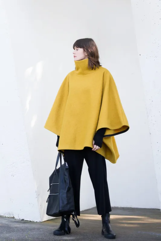 Avery Wool Cape made by Marcella NYC