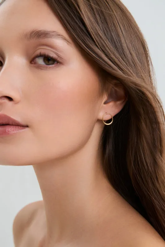 14k Gold Archie Studs sold by Marcella NYC