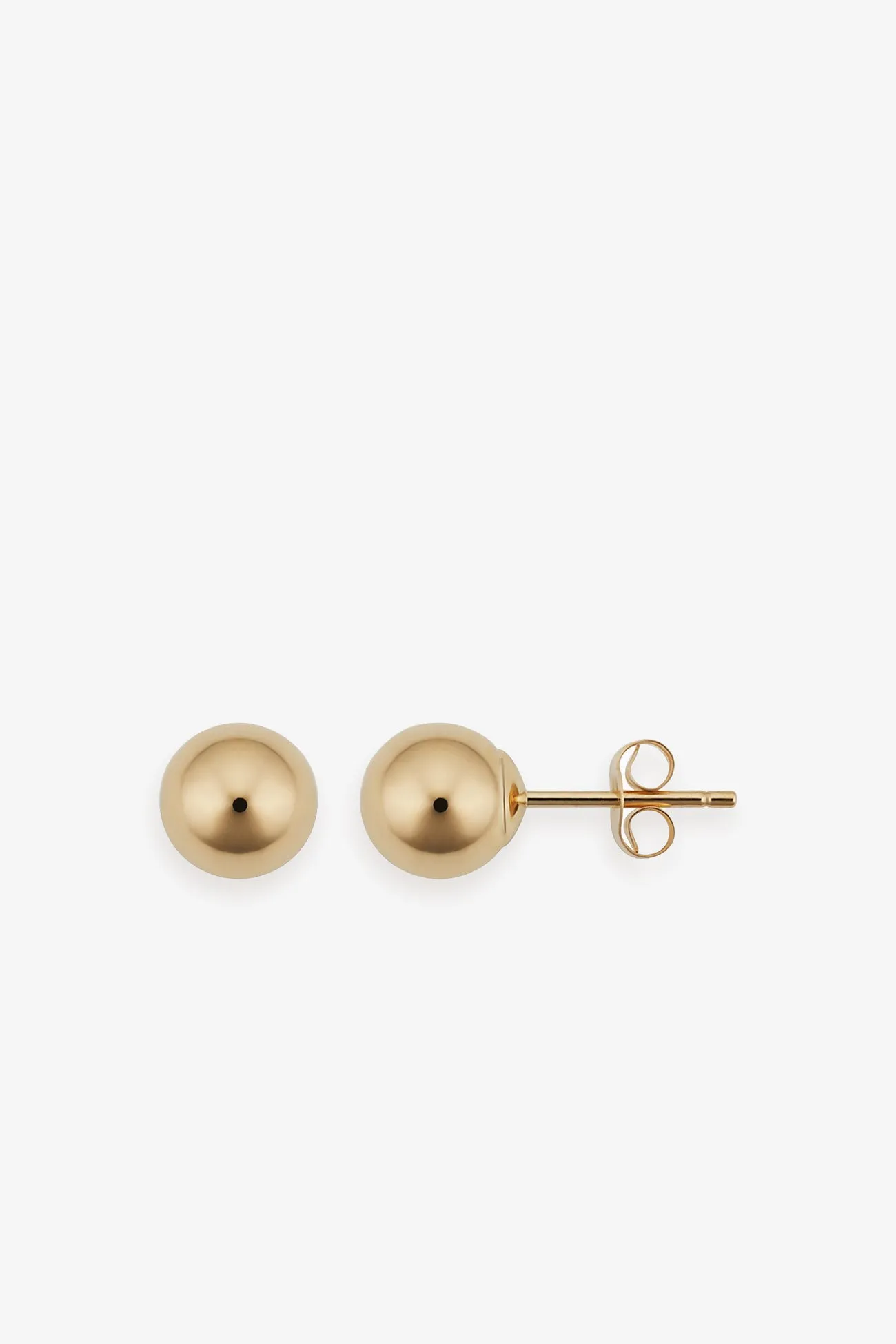 14k Gold Bella Ball Studs sold by Marcella NYC product image thumbnail 3