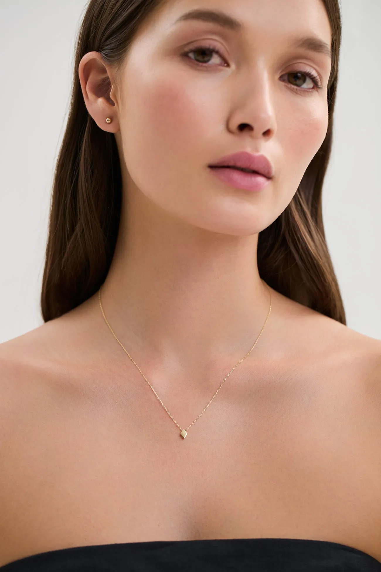 14k Gold Diana Pendant Necklace sold by Marcella NYC