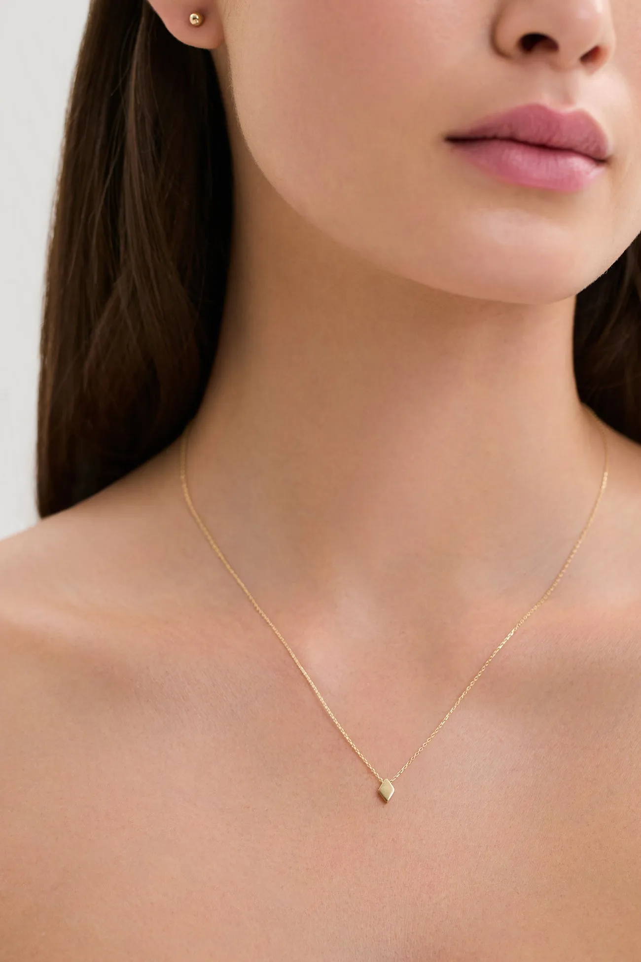 14k Gold Diana Pendant Necklace sold by Marcella NYC product image thumbnail 4