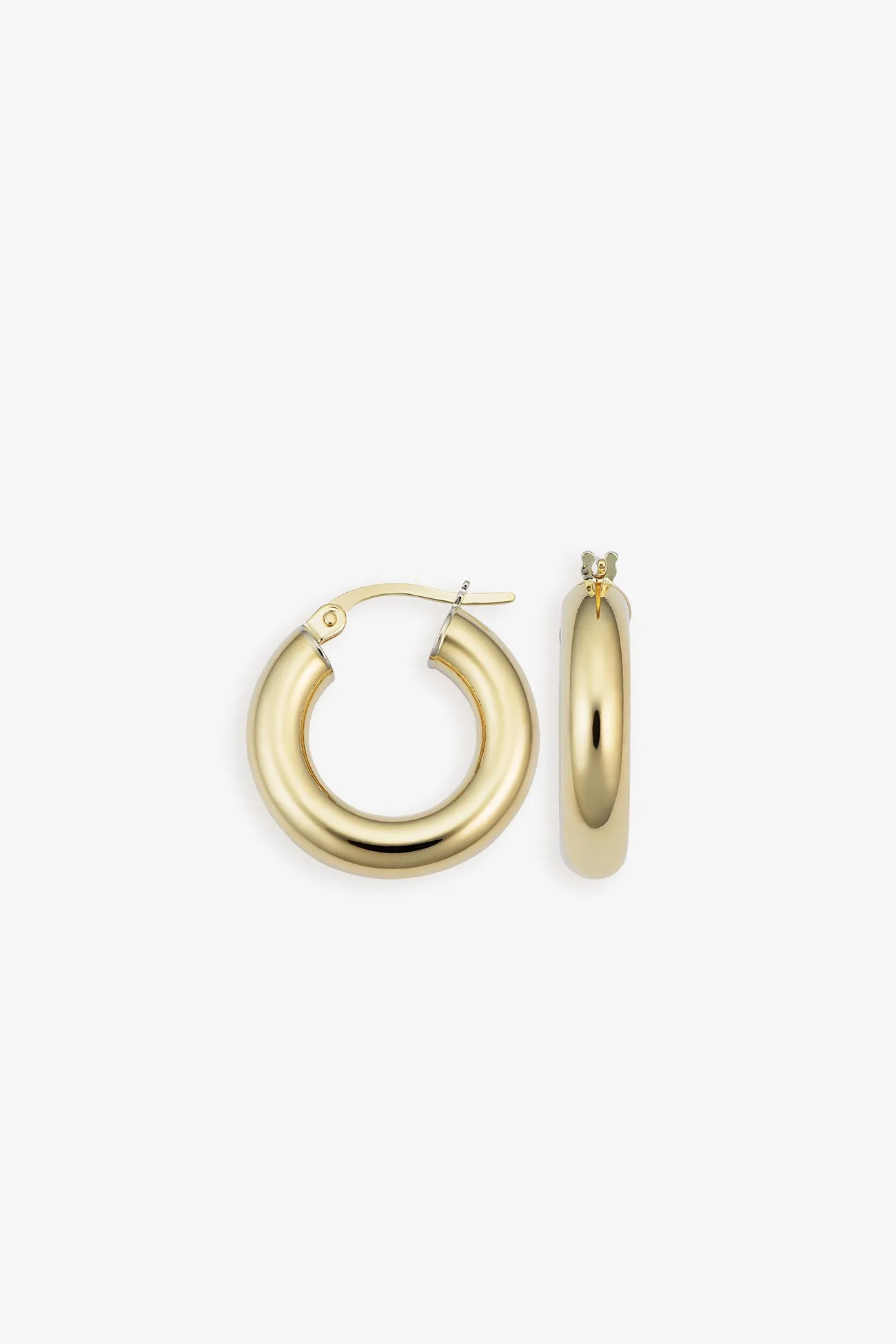 14k Gold Bella Bold Hoops sold by Marcella NYC product image thumbnail 3