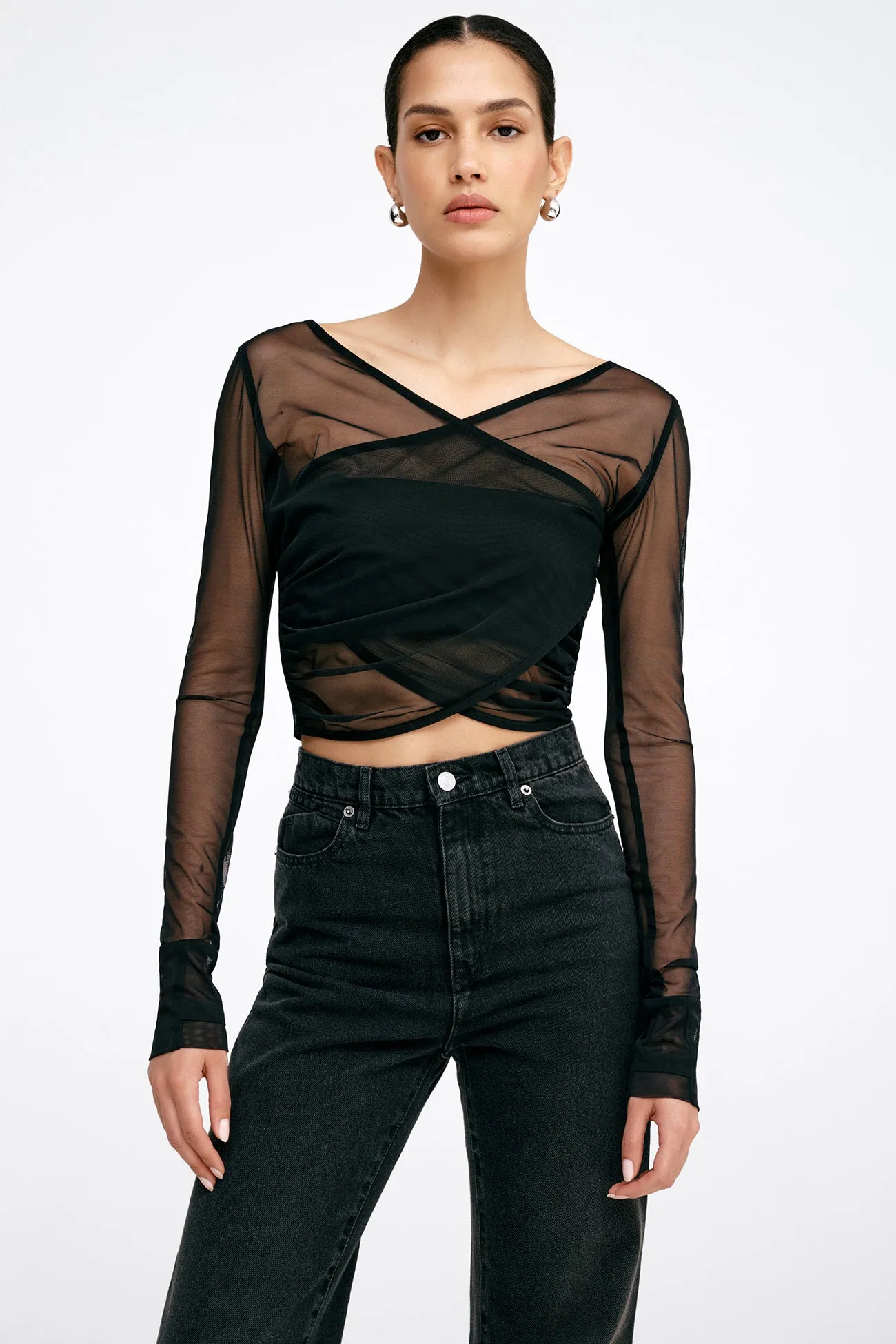 Britney Mesh Bolero sold by Marcella NYC product image thumbnail 5