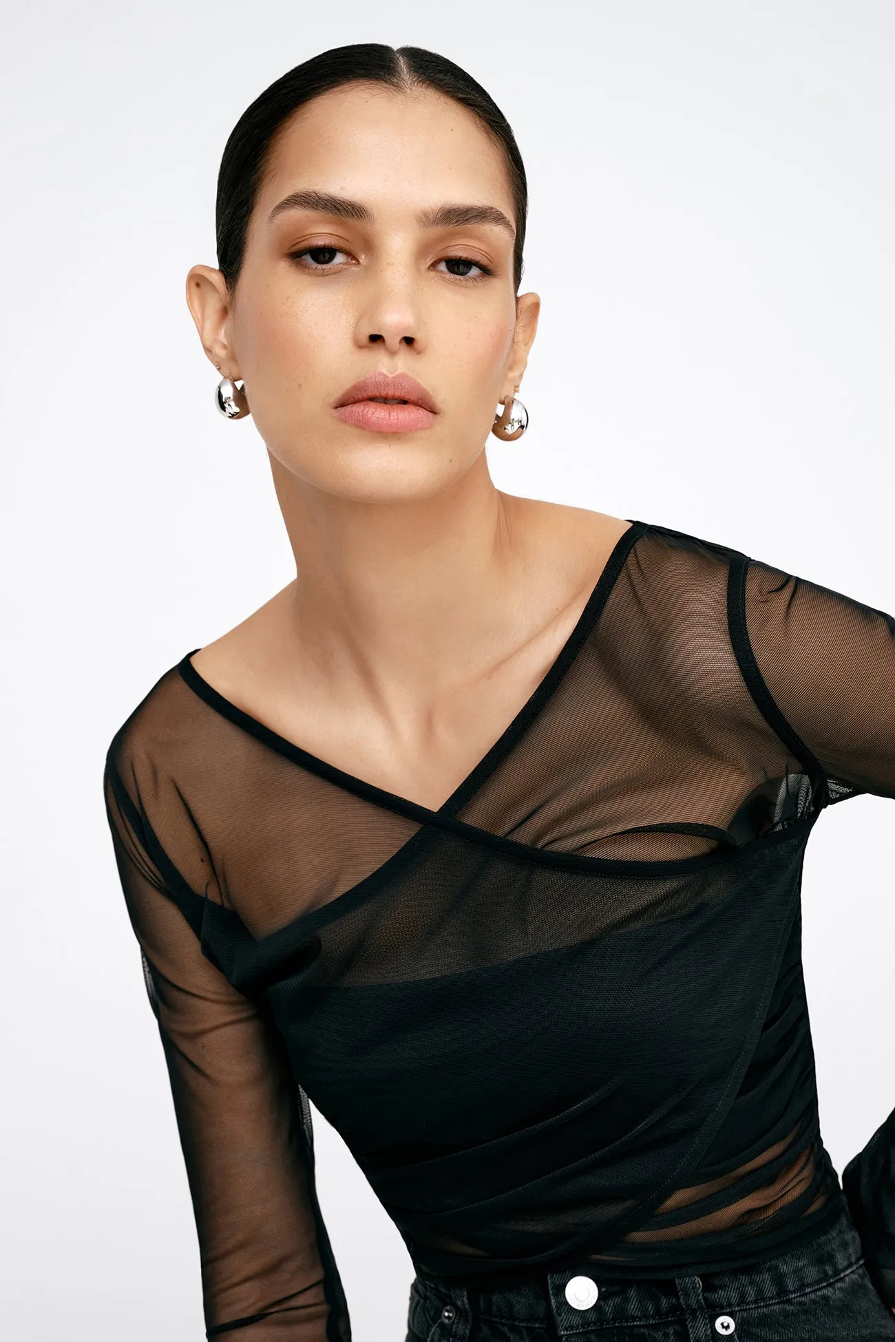 Britney Mesh Bolero sold by Marcella NYC product image thumbnail 2