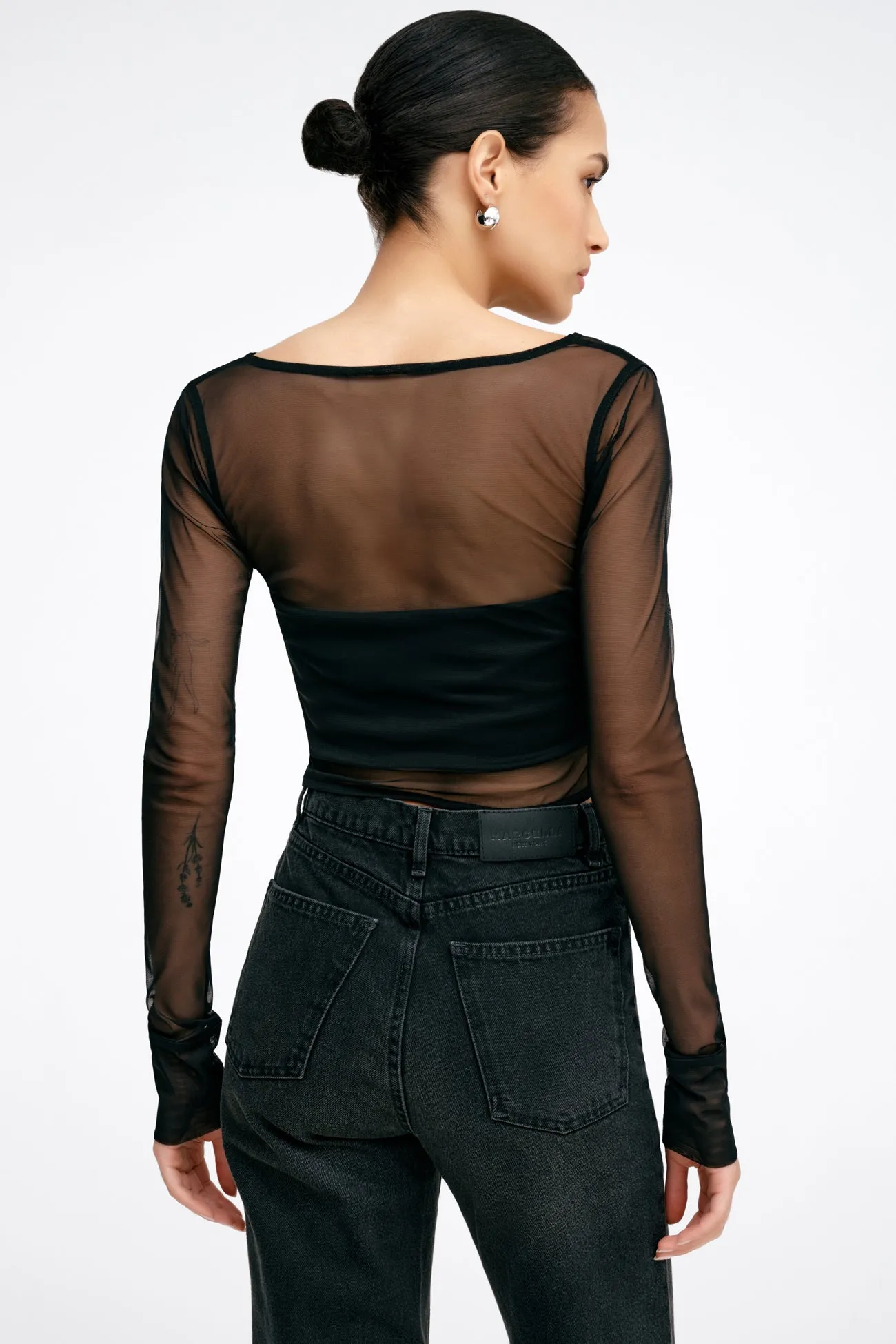 Britney Mesh Bolero sold by Marcella NYC product image thumbnail 4