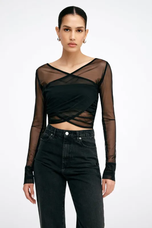 Britney Mesh Bolero sold by Marcella NYC