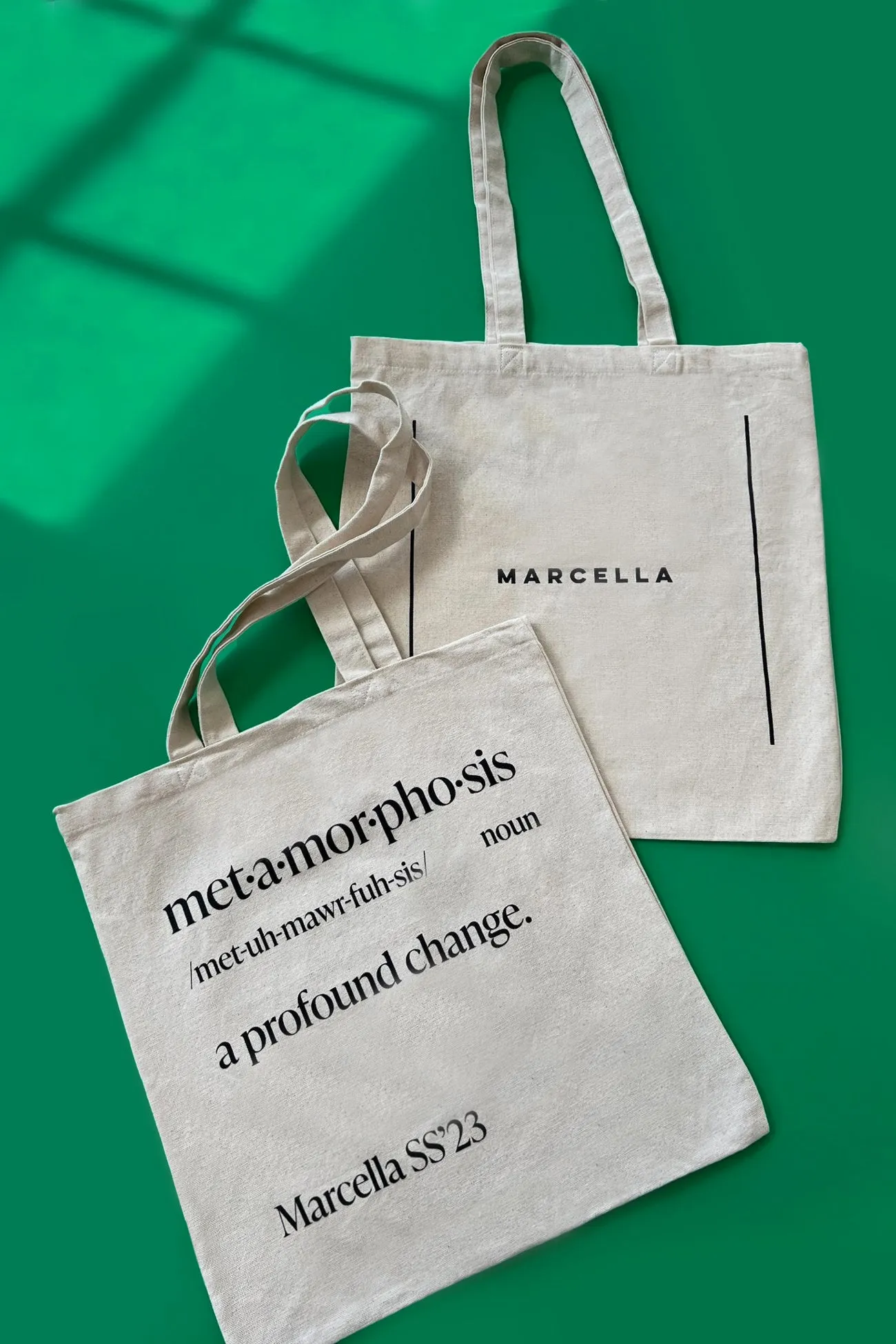 Metamorphosis Branded Tote Bag sold by Marcella NYC product image thumbnail 2