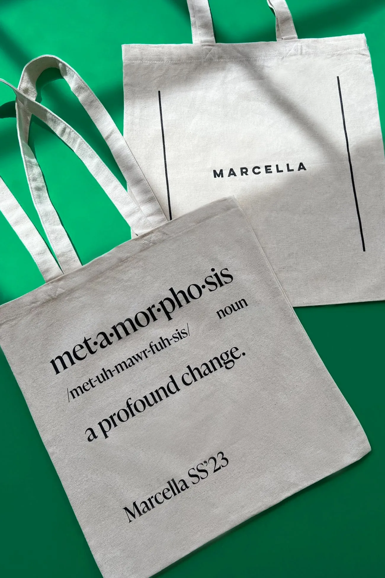 Metamorphosis Branded Tote Bag sold by Marcella NYC