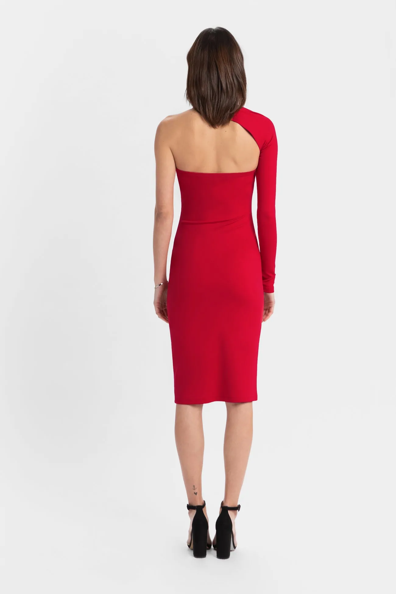Manhattan One Shoulder Midi Dress sold by Marcella NYC product image thumbnail 5