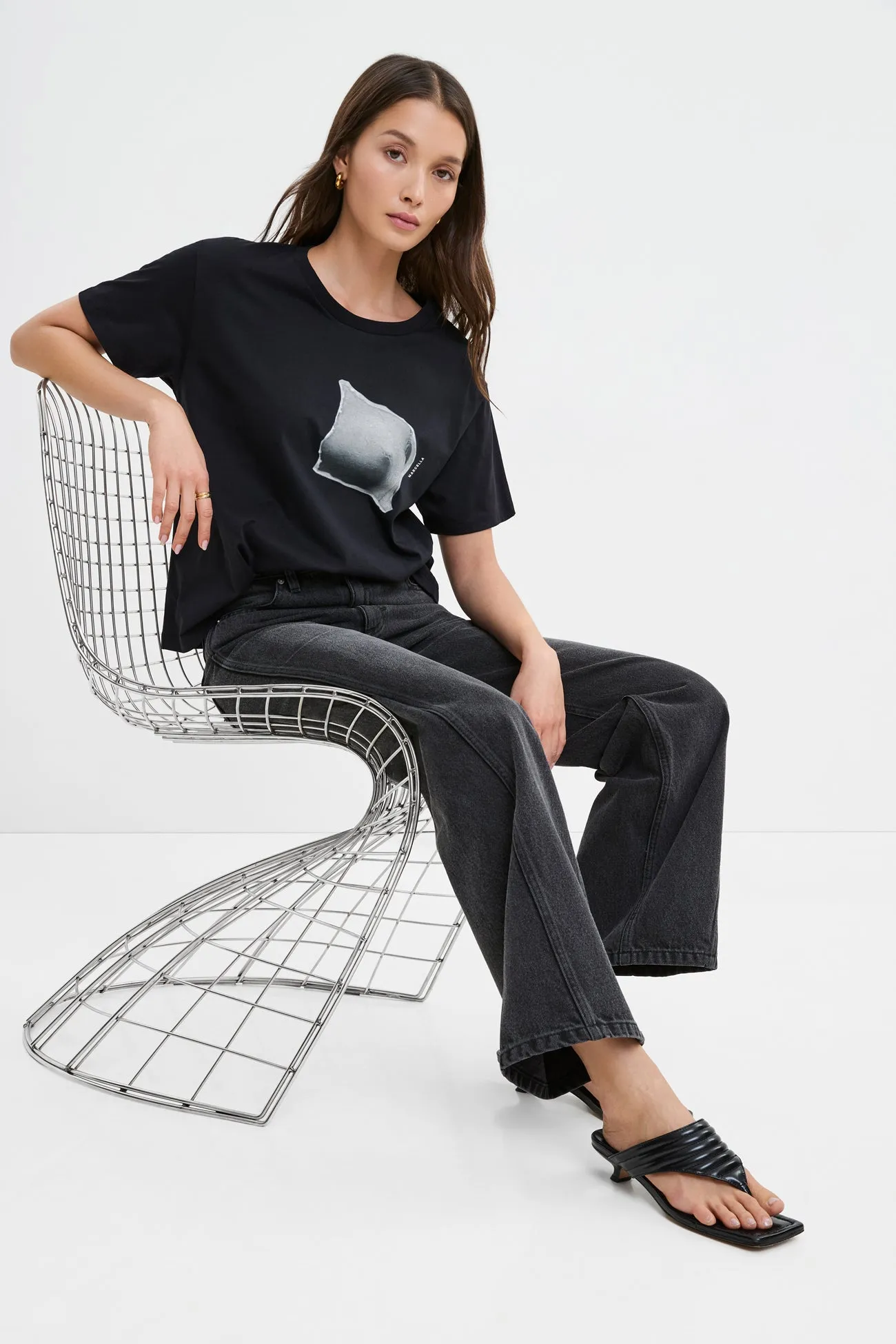 Torn Graphic Tee sold by Marcella NYC product image thumbnail 2