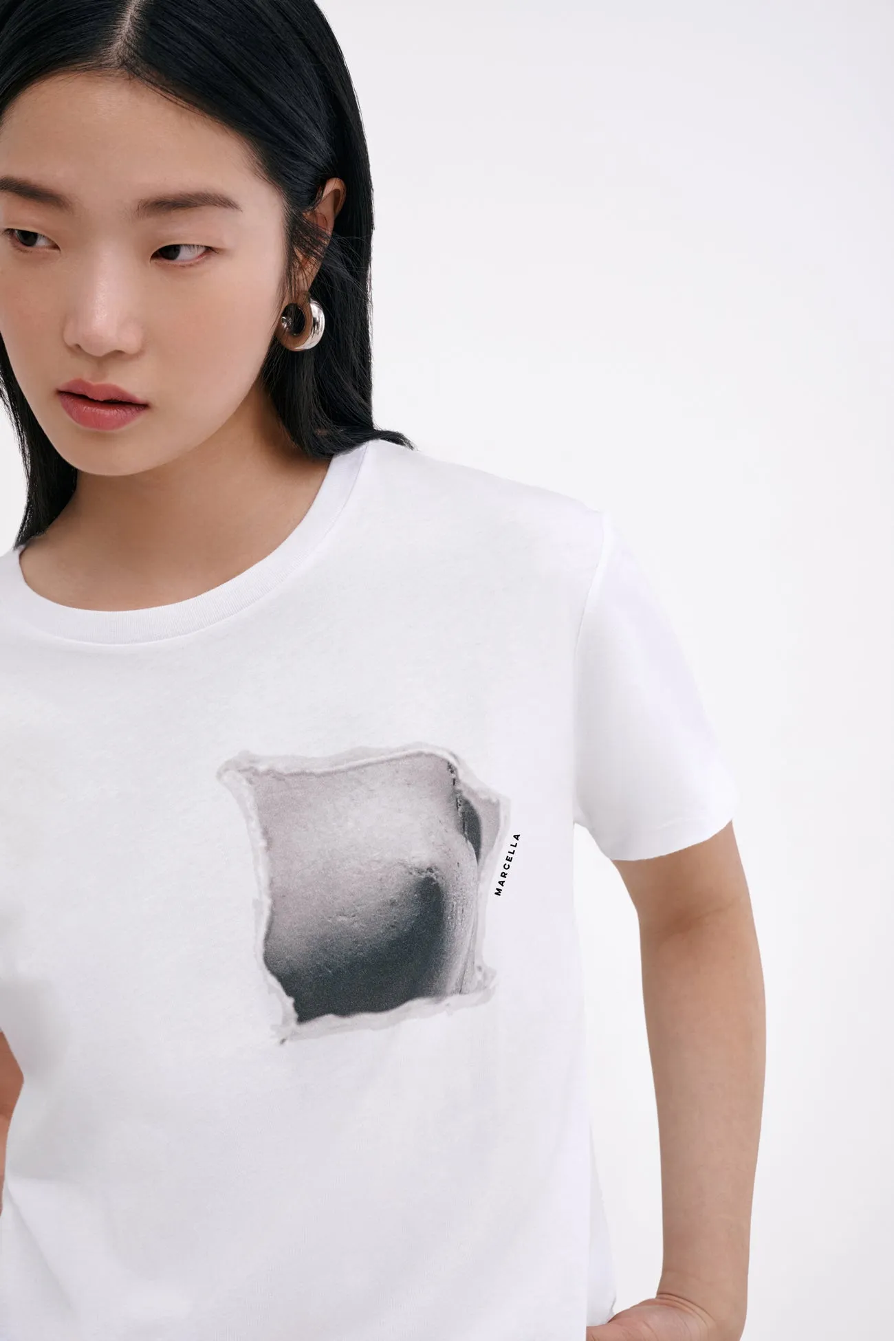 Torn Graphic Tee sold by Marcella NYC product image thumbnail 2