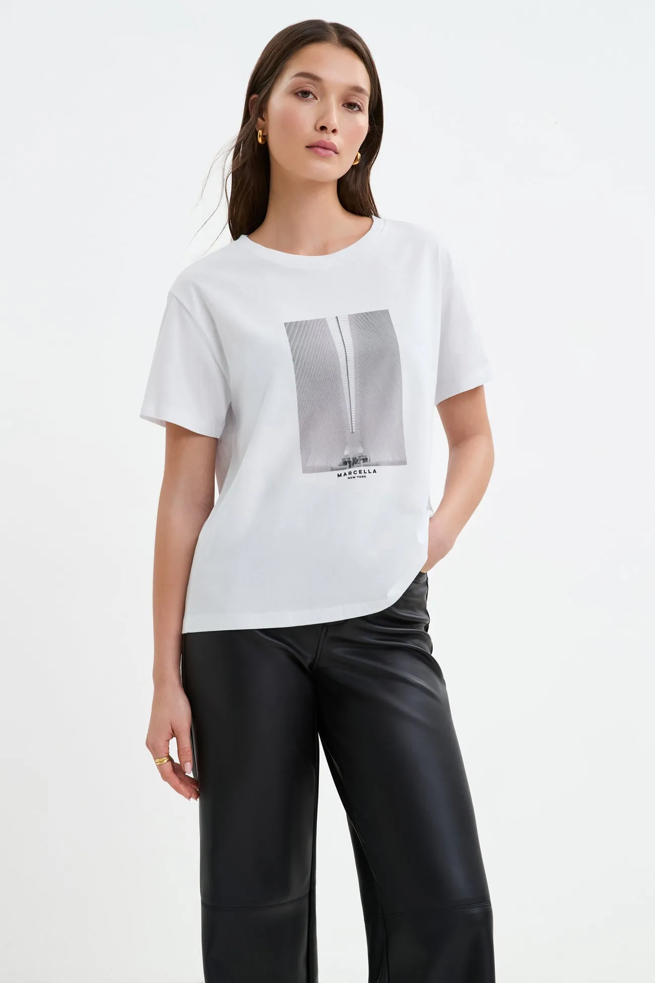Oculus Graphic Tee sold by Marcella NYC product image thumbnail 4